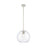 Innovations Crown Point 1Lt 10" Athens Stem Pendant, PN/CL - 434-1S-PN-G122-10