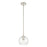 Innovations Crown Point 1Lt 6" Athens Stem Pendant, PN/Clear - 434-1S-PN-G122-6