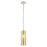 Innovations Crown Point 12" Stem Pendant, PN/Merc - 434-1S-PN-G434-12ME