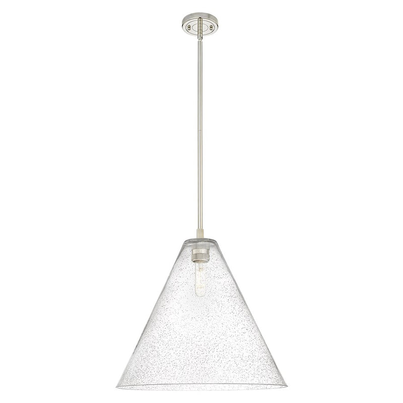 Innovations CP 1Lt 16" Berkshire Stem Pendant, PN/SD - 434-1S-PN-GBC-164