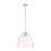 Innovations Crown Point 1Lt 12" Bristol Stem Pendant, PN/CL - 434-1S-PN-GBD-122