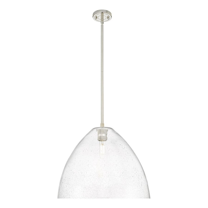 Innovations Crown Point 1Lt 16" Bristol Stem Pendant, PN/SD - 434-1S-PN-GBD-164