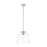 Innovations Crown Point 1Lt 9" Bristol Stem Pendant, PN/Clear - 434-1S-PN-GBD-92