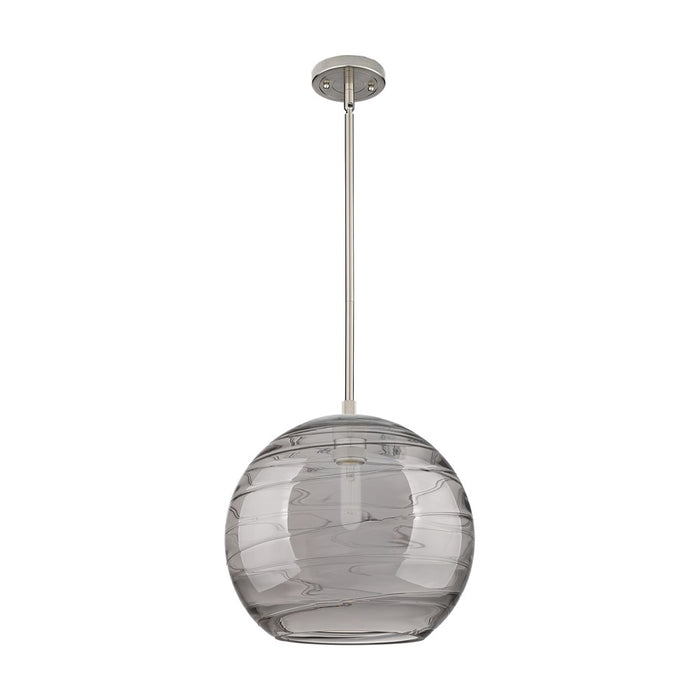 Innovations CP 1Lt 12" Athens DS Stem Pendant, SN/SDS - 434-1S-SN-G1213-12SM