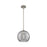 Innovations CP 1Lt 8" Athens DS Stem Pendant, SN/SDS - 434-1S-SN-G1213-8SM