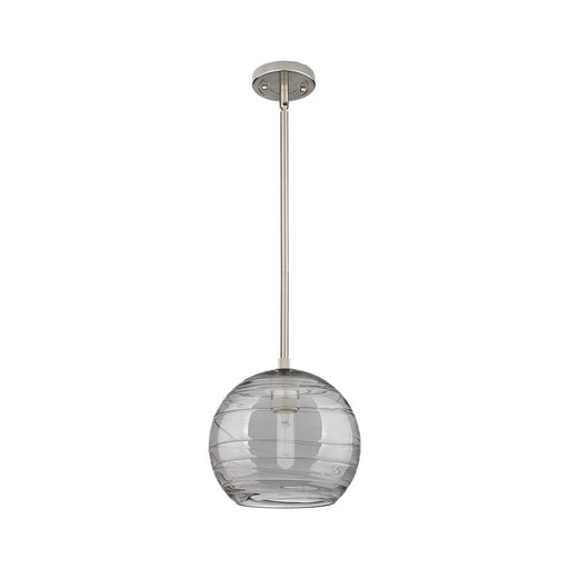 Innovations CP 1Lt 8" Athens DS Stem Pendant, SN/SDS - 434-1S-SN-G1213-8SM