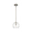 Innovations Crown Point 1Lt 6" Athens Stem Pendant, SN/Clear - 434-1S-SN-G122-6