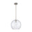 Innovations Crown Point 1Lt 12" Athens Stem Pendant, SN/Seed - 434-1S-SN-G124-12