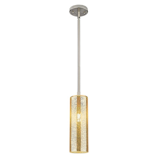 Innovations Crown Point 12" Stem Pendant, SN/Merc - 434-1S-SN-G434-12ME