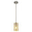 Innovations Crown Point 7" Stem Pendant, SN/Merc - 434-1S-SN-G434-7ME