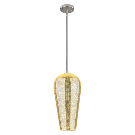 Innovations Chelsea 8in 1-Light Pendant | Industrial Satin Nickel and Mercury Glass | Kitchen Island & Dining Room | Model 434-1S-SN-G456-8ME