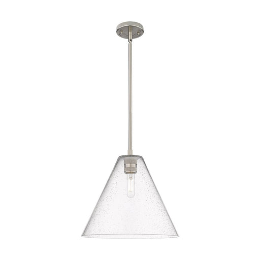 Innovations CP 1Lt 12" Berkshire Stem Pendant, SN/SD - 434-1S-SN-GBC-124