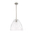 Innovations Crown Point 1Lt 12" Bristol Stem Pendant, SN/CL - 434-1S-SN-GBD-122