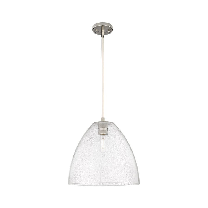 Innovations Crown Point 1Lt 12" Bristol Stem Pendant, SN/SD - 434-1S-SN-GBD-124