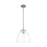 Innovations Crown Point 1Lt 9" Bristol Stem Pendant, SN/Clear - 434-1S-SN-GBD-92