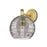 Innovations Crown Point 1Lt 6" Sconce, Brushed Brass/Smoke - 434-1W-BB-G1213-6SM