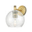Innovations Crown Point 1Lt 6" Athens Sconce, Brushed Brass/Seed