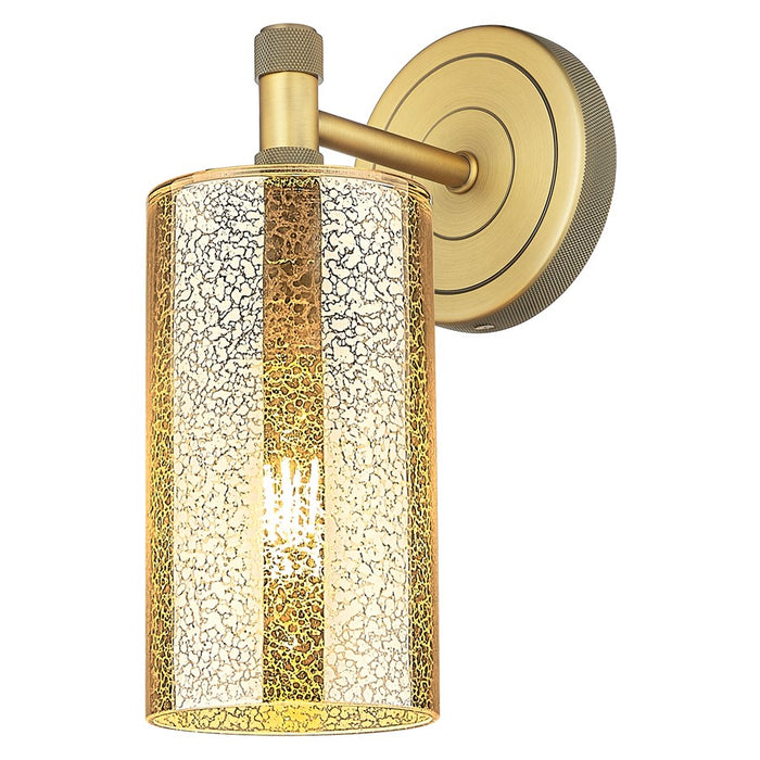 Innovations Crown Point 7" Wall Sconce, BB/Merc - 434-1W-BB-G434-7ME
