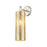 Innovations Crown Point 1Lt 12" Sconce, PN/Mercury - 434-1W-PN-G434-12ME