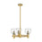 Innovations Crown Point 3Lt 20" Athens Stem Pendant, BB/Seed - 434-3CR-BB-G124-6