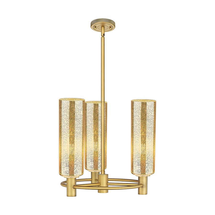 Innovations CP 3Lt Stem Pendant, 12" Shade, BB/MC - 434-3CR-BB-G434-12ME