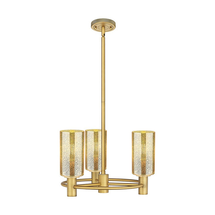 Innovations Crown Point 3Lt Stem Pendant/7", BB/MC - 434-3CR-BB-G434-7ME