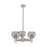 Innovations Crown Point 3Lt 20" Stem Pendant, SN/Smoke - 434-3CR-SN-G1213-6SM