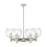 Innovations CP 6Lt 26" Athens Stem Chandelier, PN/CL - 434-6CR-PN-G122-6
