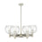 Innovations CP 6Lt 26" Athens Stem Chandelier, PN/SD - 434-6CR-PN-G124-6