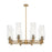Innovations Crown Point 8Lt 32" Stem Chandelier/12" BB/DS - 434-8CR-BB-G434-12DE