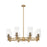 Innovations Crown Point 8Lt 32" Stem Chandelier/7" BB/CL - 434-8CR-BB-G434-7CL