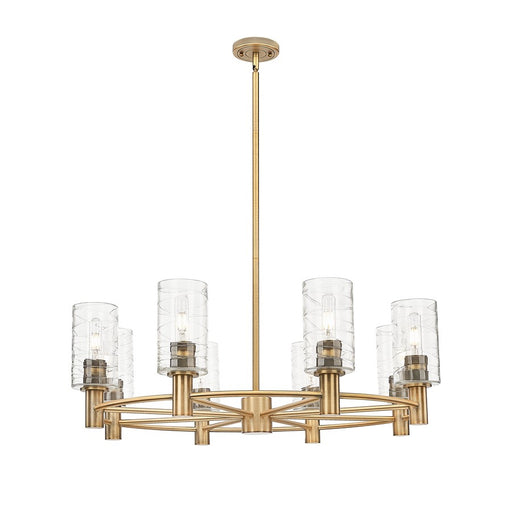 Innovations Crown Point 8Lt 32" Stem Chandelier/7" BB/DS - 434-8CR-BB-G434-7DE