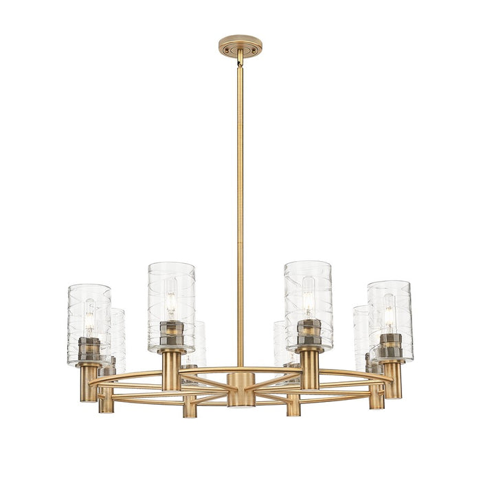 Innovations Crown Point 8Lt 32" Stem Chandelier/7" BB/DS - 434-8CR-BB-G434-7DE