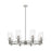 Innovations Crown Point 8Lt 32" Stem Chandelier/7" PN/DS - 434-8CR-PN-G434-7DE