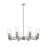 Innovations Crown Point 8Lt 32" Stem Chandelier/7" PN/SD - 434-8CR-PN-G434-7SDY