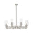 Innovations Crown Point 8Lt 32" Stem Chandelier/7" SN/CL - 434-8CR-SN-G434-7CL