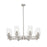 Innovations Crown Point 8Lt 32" Stem Chandelier/7" SN/SD - 434-8CR-SN-G434-7SDY