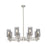 Innovations Crown Point 8Lt 32" Stem Chandelier/7" SN/SM - 434-8CR-SN-G434-7SM
