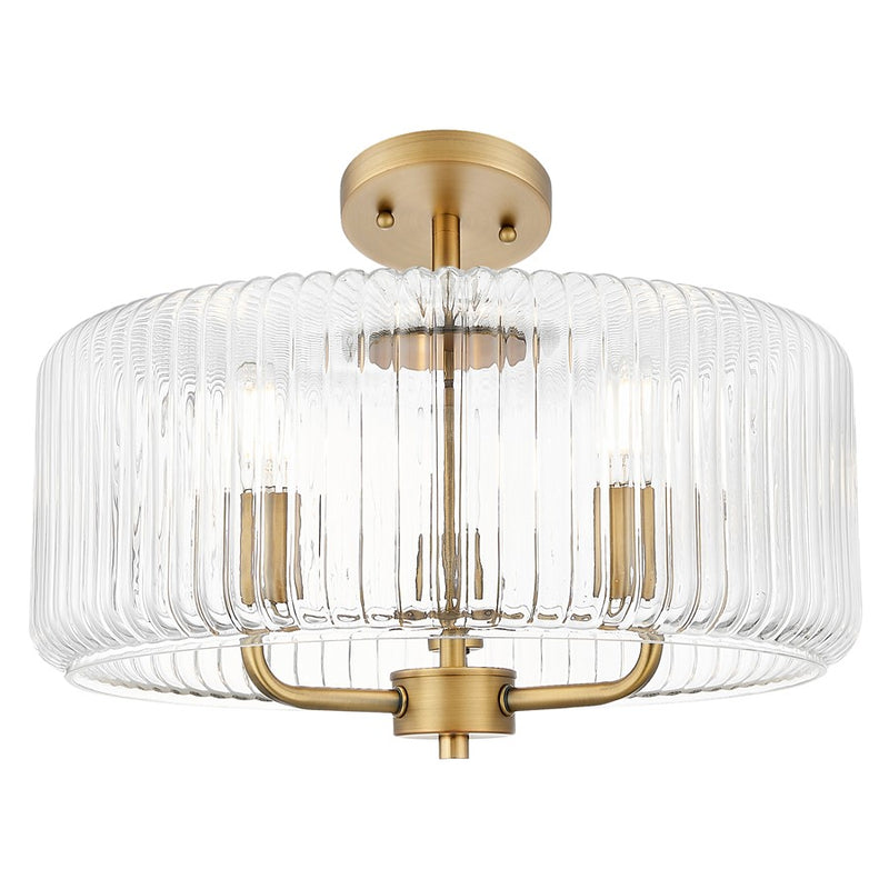 Innovations Windsor 3Lt 16" Stem Pendant, BB/Clear