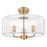 Innovations Windsor 3Lt 16" Stem Pendant, BB/Clear