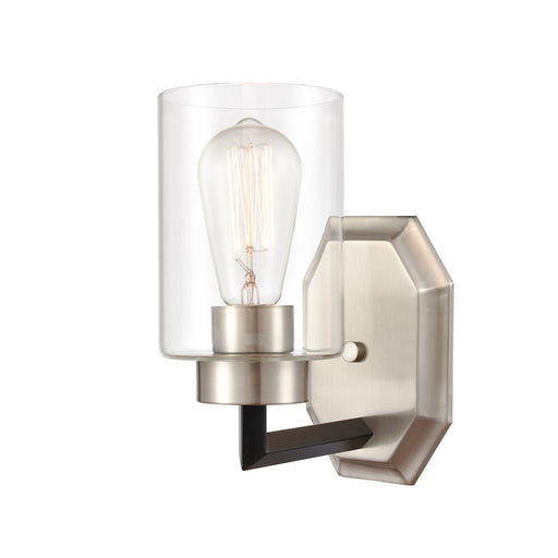 Innovations Mila 1-Lt LED Sconce 1W G4412, BK Nickel 1W