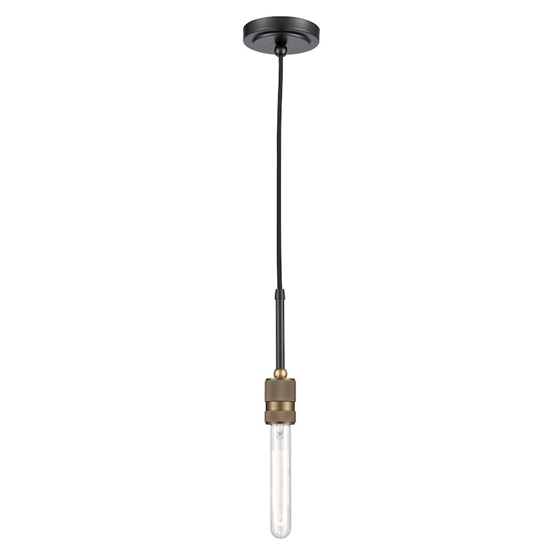 Innovations 444-1P-BAB Ellis 1 Light Mini Pendant, Black Brass- 444-1P-BAB