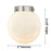 Innovations Caden Beacon 1Lt 6" LED Flush, AB/White