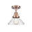 Innovations Caden 1 Light Flush Mount, Antique Copper/Seedy - 447-1C-AC-G4474