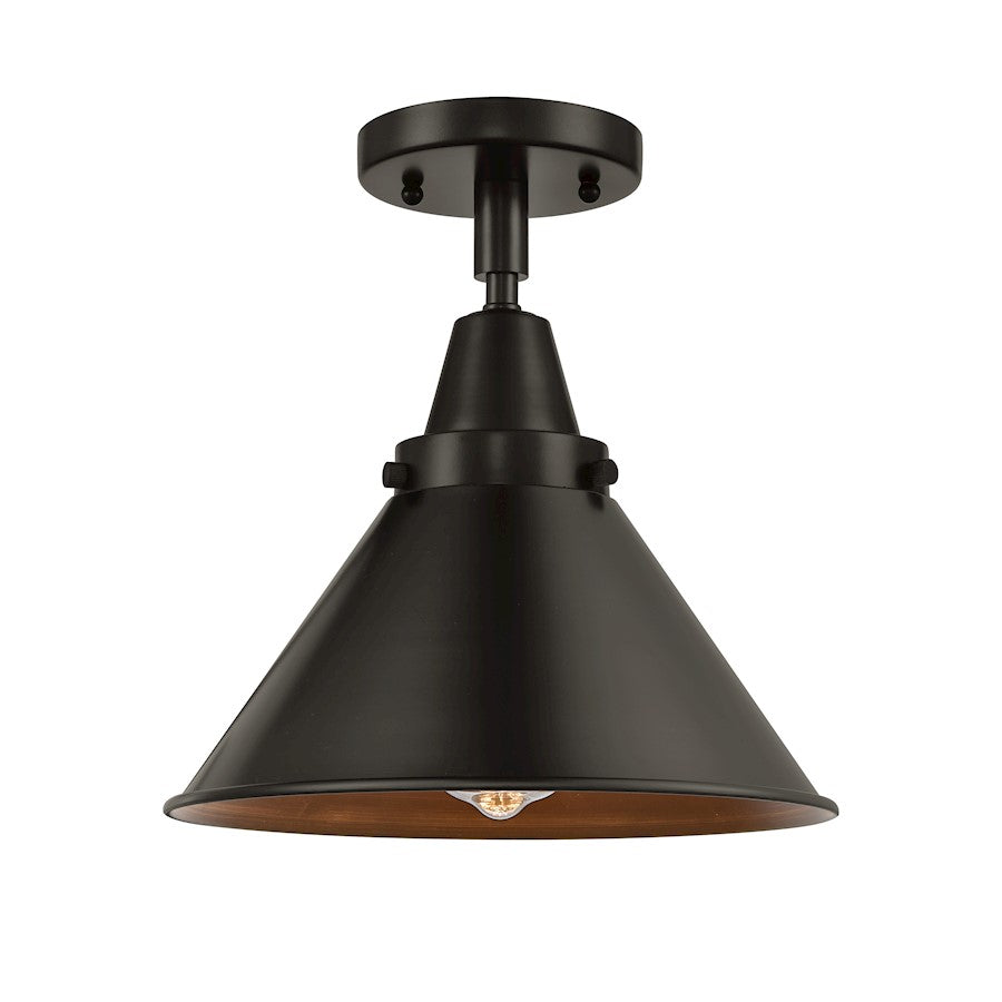 Innovations Briarcliff 1 Light Flush Mount, Oil Rubbed Bronze - 447-1C-OB-M10-OB