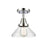 Innovations Caden 1 Light Flush Mount, Polished Chrome/Seedy - 447-1C-PC-G4474