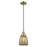Innovations Caden Chatham 7" Cord Mini Pendant, AB/Merc - 447-1P-AB-G146