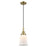 Innovations Caden Canton 6" Cord Mini Pendant, AB/White - 447-1P-AB-G181