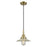 Innovations Caden 1Lt 9" Cord Mini Pendant, Antique Brass/Clear - 447-1P-AB-G2