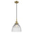 Innovations Caden Seneca Falls 10" Cord Mini Pendant, AB/Clear - 447-1P-AB-G222